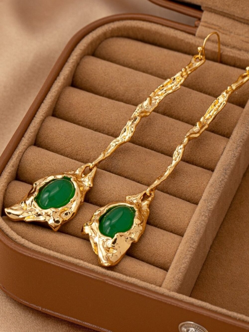 Alexis Bittar Large Gemstone Earrings